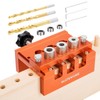 Dowel Jig, Adjustable Width Doweling Jig for Woodworking, Biscuit Joiner