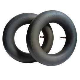 2 x Inner Tube 4.80/4.00-8 Inch Hose Angle Valve for Pneumatic Wheel, Inner Tube Replacement Hose for Wheelbarrow Wheel, Handcart Wheel (TR-87)