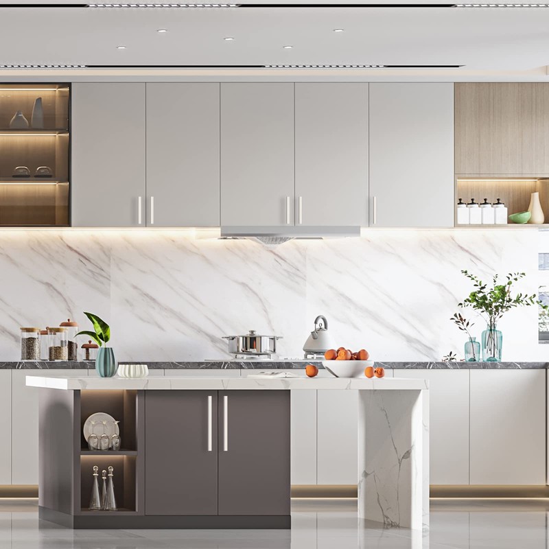 Asidrama 20 Pack 5 Inch(128mm) Brushed Satin Nickel Kitchen Cabinet