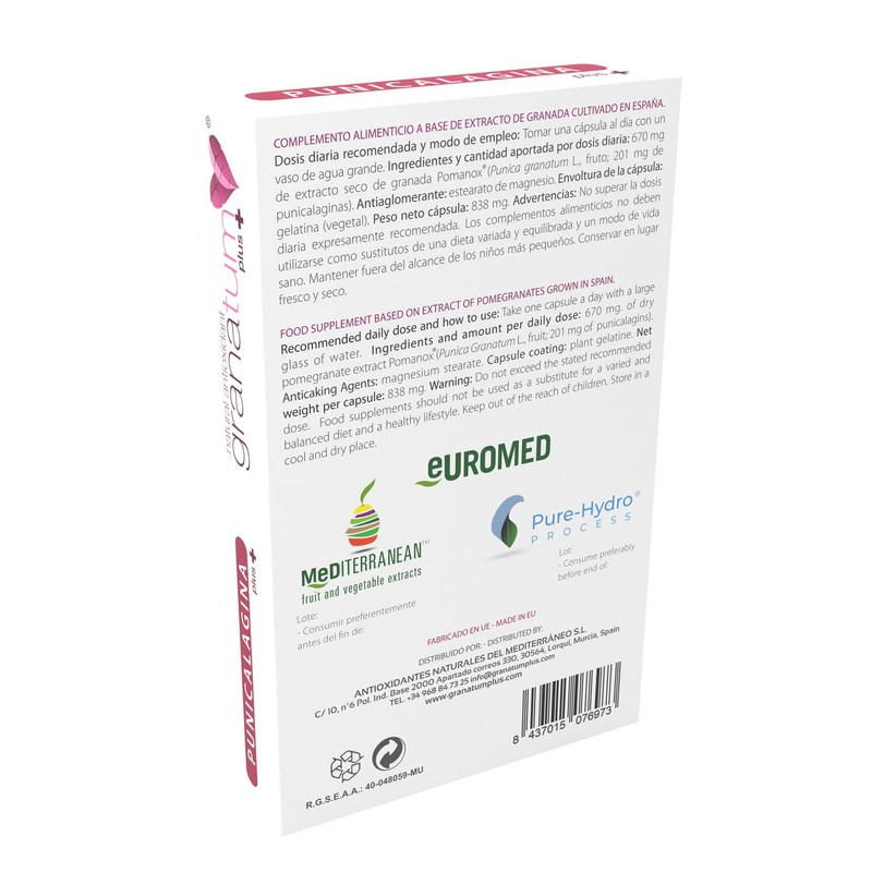 Granatum Plus | Pomegranate Extract + Olive Extract | Pomegranate