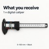 Digital Caliper with LCD Display, 100mm and 150mm Electronic Measuring