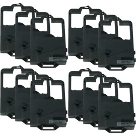 General Ribbon Company GRC T435 Compatible Ink Ribbon Replacement for NEC Dot Matrix Printer Ribbon - 6 Cartridges