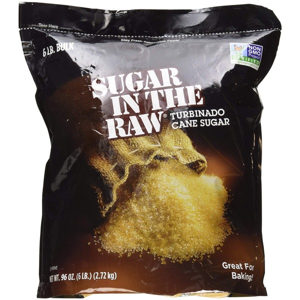 Sugar in the Raw Turbinado Cane Sugar, 6 Lbs.,, 6 Lb ()