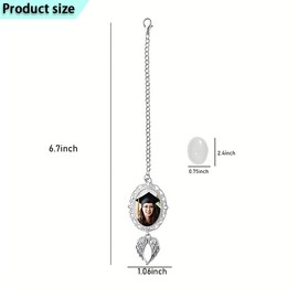 Guqqeuc Graduation Tassel Charm Memory Charm for Women Men