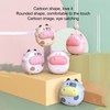 Mini Hanging Neck Fan USB Rechargeable Bladeless Cartoon Cow Shape