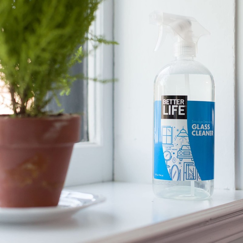 Better Life Glass Cleaner, Streak-free Window Cleaner, Surface Cleaning Spray,