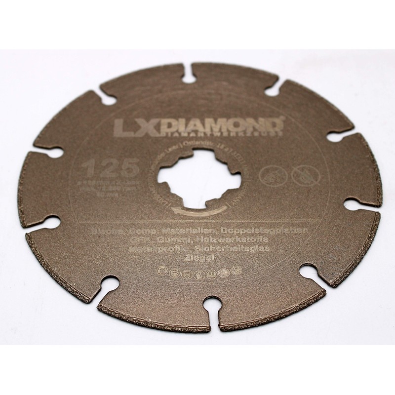 LXDIAMOND Diamond cutting disc 125 mm X-LOCK premium diamond disc