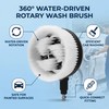 Rotary Wash Brush, 1/4 Quick Connect Soft Bristle Power Washer