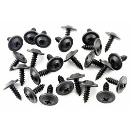 SFS For Nissan Interior Screws- #8 x 1/2" Long Flat Top- 1/2" Head- 25 screws- #201