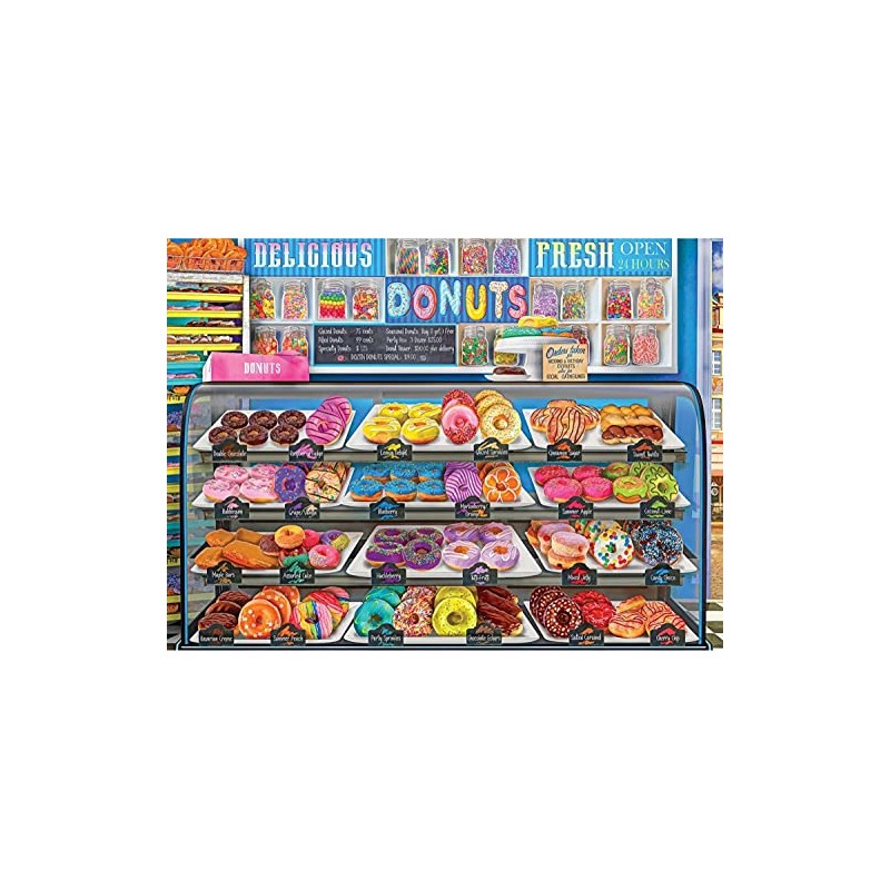 Delicious Donuts Daily 1000 Piece Puzzle
