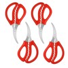 Calary 4Pcs Seafood Scissors Crab Scissors Seafood Shears Multifunctional Crab