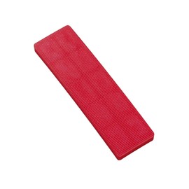 50 Pack Plastic Window & Glazing Packers, Spacers 6mm Thicknesses for Versatile Use, Ideal for Dry Lining, Cladding, Flooring, Glazing, Levelling Glass and Frame Fixing (Red)