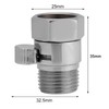 Flow Control Shut-off Valve, G1/2 Solid Brass Water Saving Valve,