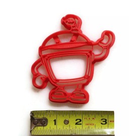 Things4thinkers Team Umizoomi Cookie Cutters - Geo, Milli, Bot, and Umicar fondant cutters