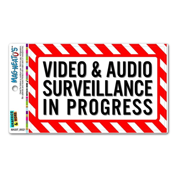 GRAPHICS & MORE Video and Audio Surveillance in Progress -