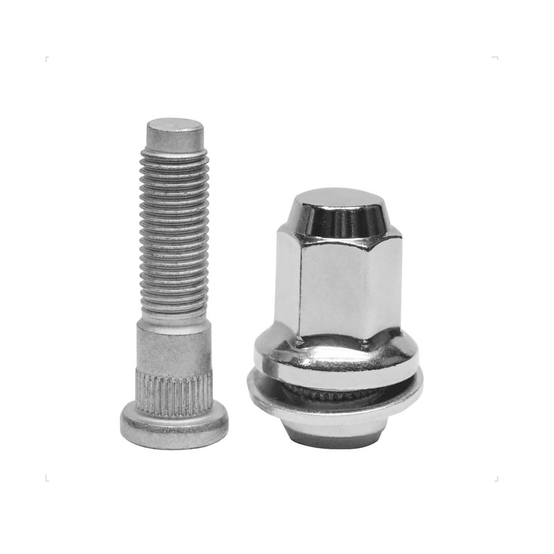 M12x1.50 Chrome Wheel Lug Stud Nut Set for 1999-2019 Jaguar