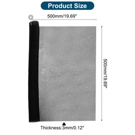 PATIKIL 20" x 20" x 0.1" Air Conditioner Sponge Filters, 4Pcs Washable Reusable Flame Retardant Replacement Filter Mesh Cover for AC Window Unit Vent, 40PPI