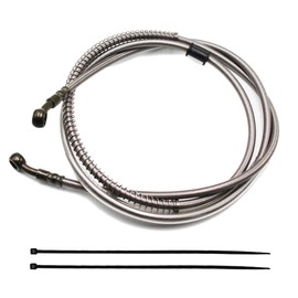 PRO BAT Braided Hydraulic Brake Hose Line Pipeline For Chinese GY6 Scooter ATV Dirt Bike Go Kart 10mm Banjo Ends (70''/175cm)