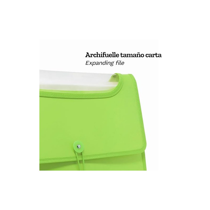 Barrilito Archivador Expandible Carta. 5 separaciones. X4N