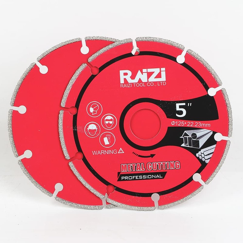 Raizi 125mm Professional Diamond Metal Cutting Disc Blade for Steel