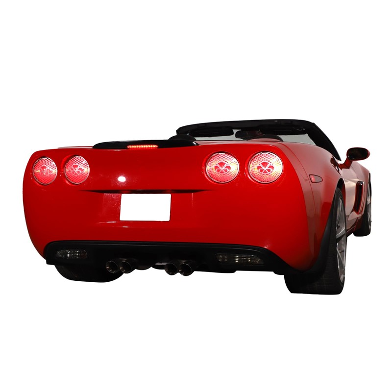 PIUGILH Car Rear Tail Light Cover Trim Fit for Corvette