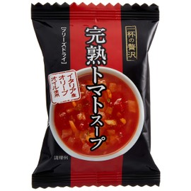 Mitsubishi Corporation Life Sciences Full of Luxury Ripe Tomato Soup, Made with Italian Olive Oil, 0.4 oz (10 g) x 8 Packs
