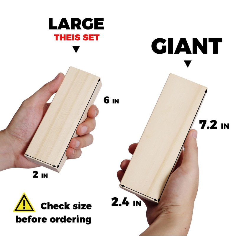 SPORT BEATS Giant Tower Game Outdoor Games 54 Blocks Stacking