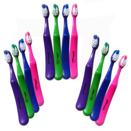 32 Childrens Toothbrushes ~ Bulk Packs Kids Manual Brushes (Tiny Teeth)