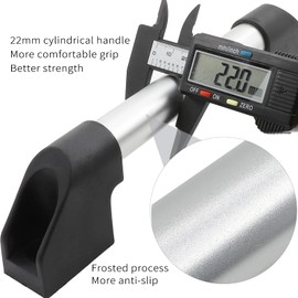 ESUDNT RV Grab Door Handle, Aluminum for Camper, Trailer, Cargo Trailer, Motor Home, Boat, Automotive (2 Pack, Come with Screws)