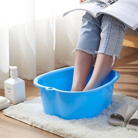 Unibos Large Spa Foot Bath Bowl - Sturdy Detox Soak and Massage Bowl for Pedicure, Toenails, Ankles - Extra Thick for Removing Dead Skin and Calluses