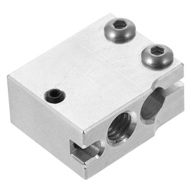 ULTECHNOVO 1pc Hot End Heater Block for Printers High-Performance Aluminum Heating Block Compatible Ed Volcano for Upgrades and Efficient Printing and Easy to Install