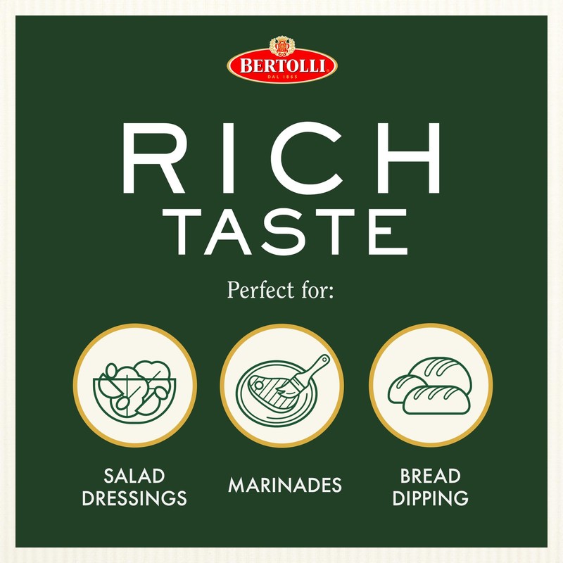 Bertolli Organic Extra Virgin Olive Oil, Rich Taste, 25.36 fl