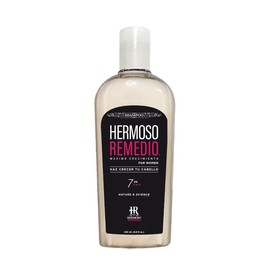 Hermoso Remedio Shampoo 7 en 1 Anticaída con Keratina y Colágeno para Crecimiento Acelerado, Anti Frizz Reparador de Cabello para Mujer, 250ml