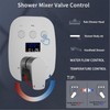 WHSHOWER Chrome Shower Mixer Valve Pressure Balance Trim Kit LCD