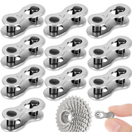 Missing Link 10 Pcs for 6/7/8 Speed Bike Chain Master Link Bike Chain Links Chain Bike Parts Bicycle Parts Mountain Bike Parts Bike Components & Parts