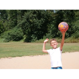 Sunflex® Neopren Zubehör Beach- und Funball Funky Scribble Größe 5 | Volleyball & Strandball weich & leicht für den Strand & das Wasser | Spielball extrem robust & für Jede Altersgruppe