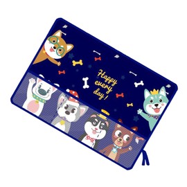 Car Privacy Curtains, Cartoon Design Window Curtains for Car, Automotive Interior Sunshade with Storage Function for Sedan RV Vehicle Use