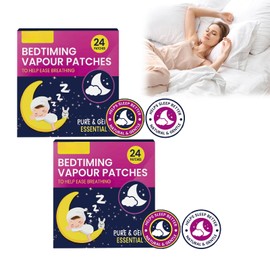Bedtiming Patches Schlaf-Patches, Aromatherapie-Pflaster mit natürlichen ätherischen Ölen, Lindert Anspannung & körperliche Erschöpfung, Einfach anzuwendende Einschlafhilfe, 48pcs