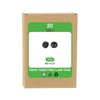 sourcing map 20Pcs M5 x 0.8 Nylon Insert Hex Lock
