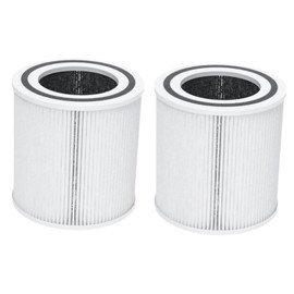 Fenteer 2 Pieces Air Purifier Filter Replacement Activated Carbon Filtration System Accessories Parts for Bedroom Office Living Room