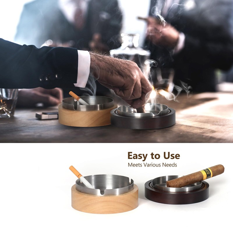 JSVER Ashtray with Lid