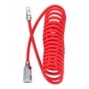 Sankyo Corporation Trad Spiral Air Hose with One-Touch Socket 9.8
