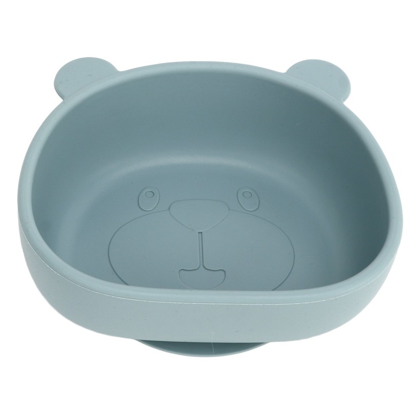 Baby Suction Plates Panda Shaped Powerful Suction Silicone Kid Suction