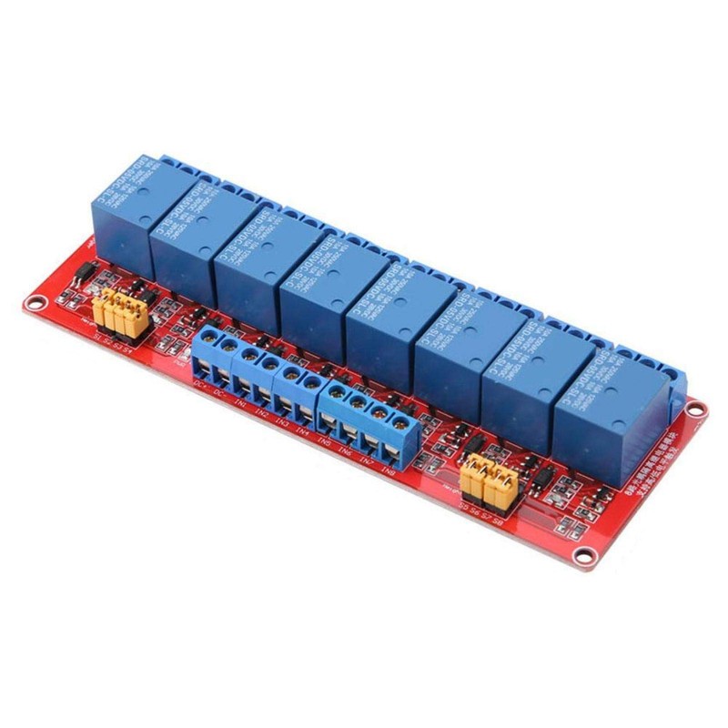 Relay Module Board, 8 Channel High & Low Trigger 5V