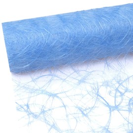 Deko AS GmbH Sizoweb 64 015-R Table Runner 20 cm Roll 25 Metres Light Blue
