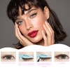 16pcs Eyeliner Eyeshadow Stencils, with 1 Eyeshadow Brush, Eyeliner Eyeshadow