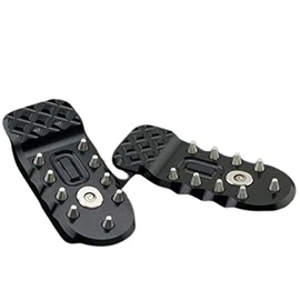 GTR Revolution Foot Pegs for Honda Hunter Cab CT125 / Revolution HONDA CT125 FOOT PEG Step Foot Rest Metal JA55 JA65 (Black Black)