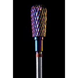 NAIL FACTORY - PRO SERIES BITS Punta Profesional GLOBO para Drill de Uñas, Broca para uñas con aleación de TITANIO