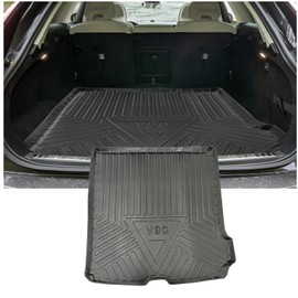 YEE PIN YEE PIN Kofferraummatte Kompatibel mit Volvo V90 v90 2023 2022-2017, Gummi Kofferraumwanne Volvo v90 Gummimatte Laderaumschale Schutzmatte Rutschfester Antirutschmatten v90