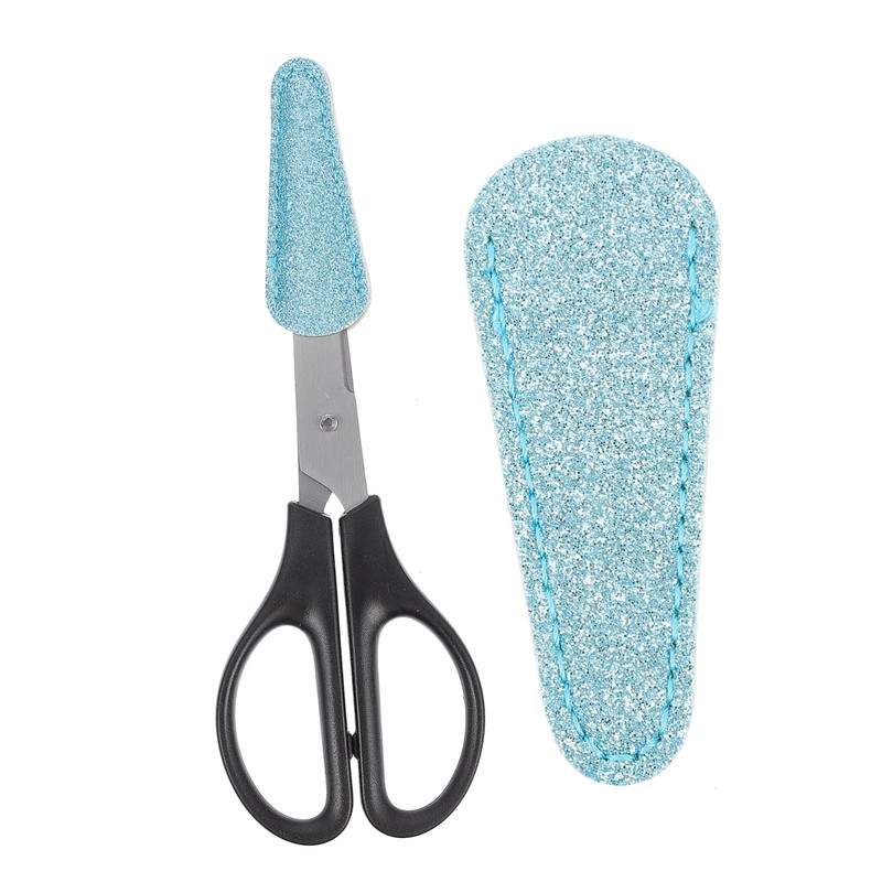 OATIPHO 2pcs Scissor Leather Protective Cover Barber Shear Case for